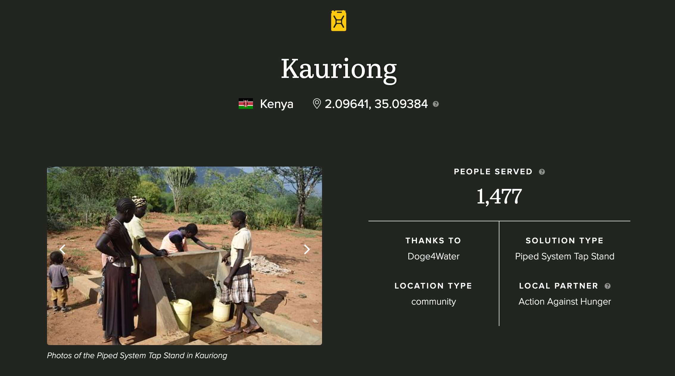 Kauriong piped tap stand